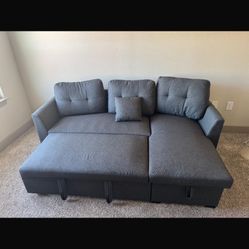 Sectional Sofa Sleeper Bed With Storage Chaise