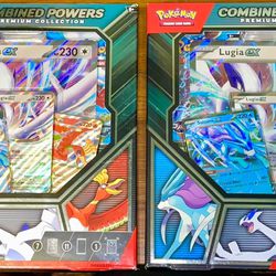 Pokemon - Lot of (2) -'Combined Powers' Premium Collection - (11 Booster Packs!) - Cash Fresh