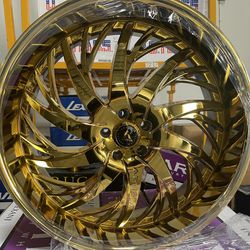 Gold Artis Decatur. 26” Staggered 5x4.75(120.65) Bolt Pattern. Special Price $6200
