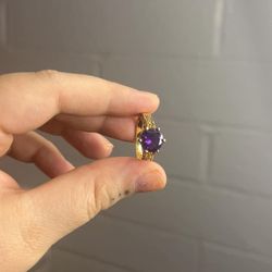 Gold Plated Ring Size 8