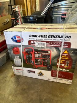 Dual Fuel (gas & propane) Generator