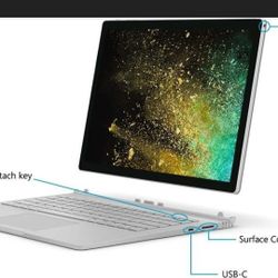 Microsoft Surface Book 2 Pro w/ Charger And Pen