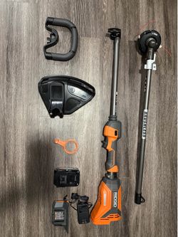 RIDGID Brushless String Trimmer Kit 🔥 Battery & Charger Included