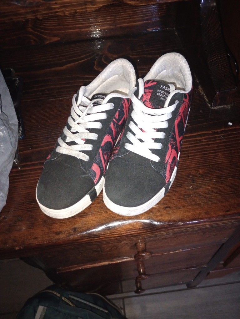 Red And Black Shoes