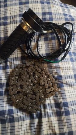 Bike Chain An Throttle Gear Cable 
