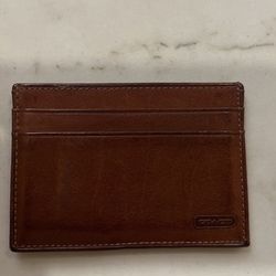 Authentic Coach Leather Card & Money Holder