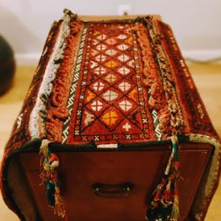 1920's  Era Woven Afghan Camel Pack