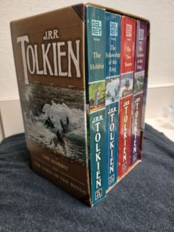 Tolkien Box Set 4 Books The Hobbit & Lord of The Rings Vintage Del Rey 1997  *15.00 Firm*