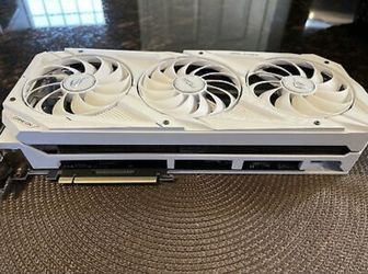 ASUS ROG Strix GeForce RTX 3080 White OC 10GB GDDR6X for Sale in