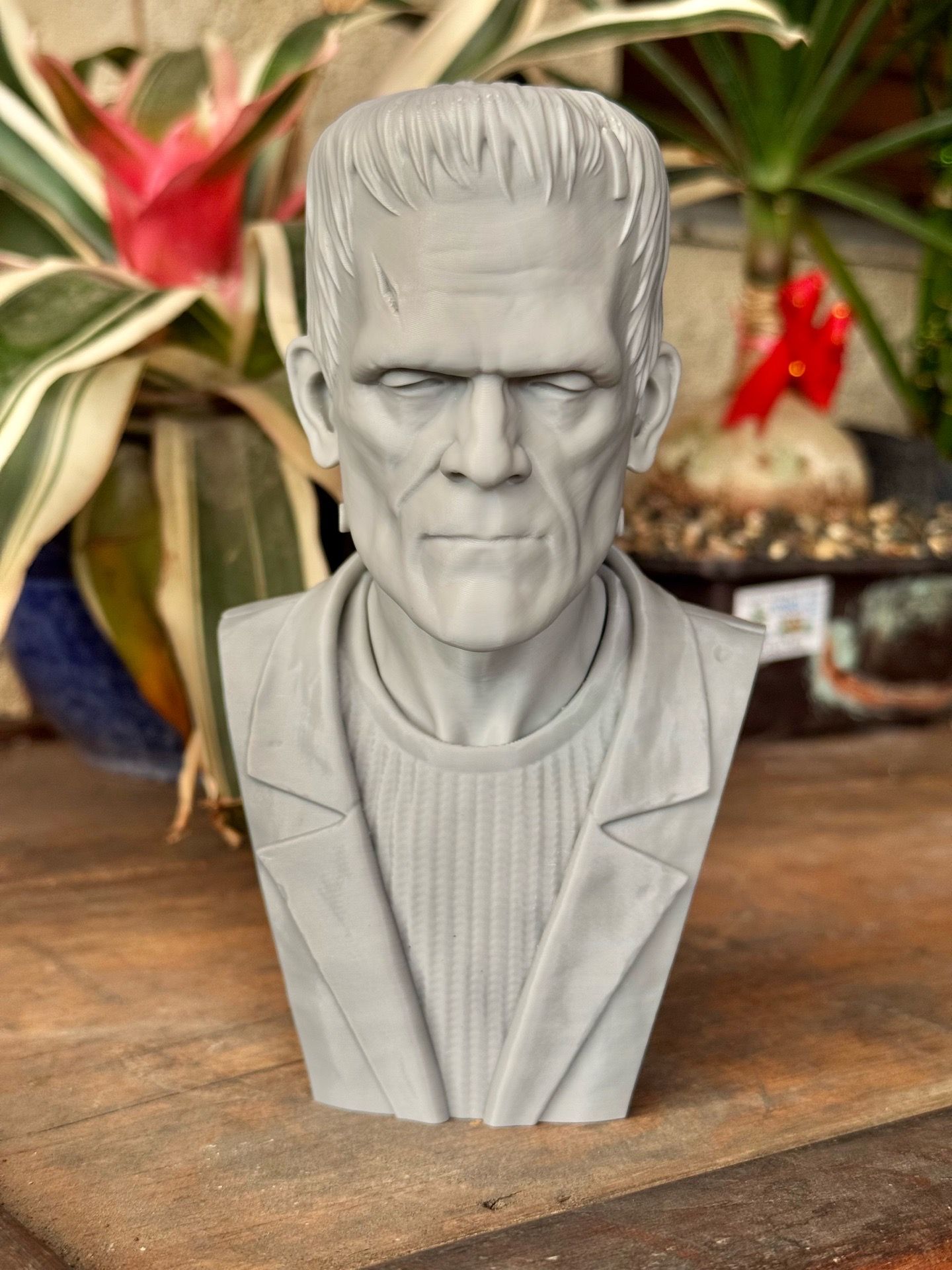 Frankenstein Monster Bust 6.5” 3D Printed Classic Horror Statue Collectible