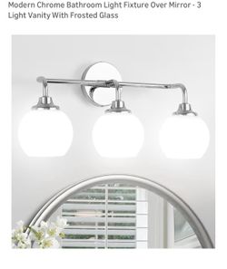 Brand New 3 Bulb Bathroom Light 