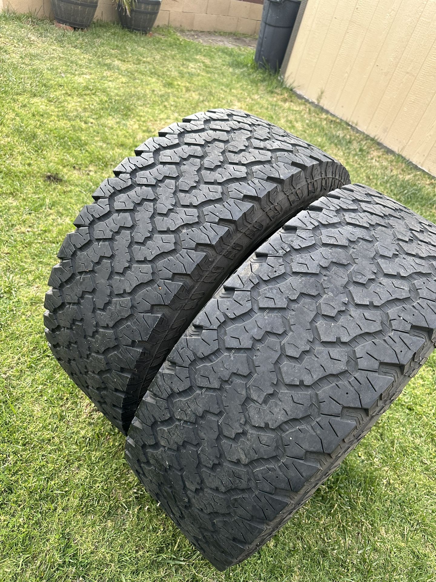 LT35-12.5-R20” General Grabber All Terrain Tires