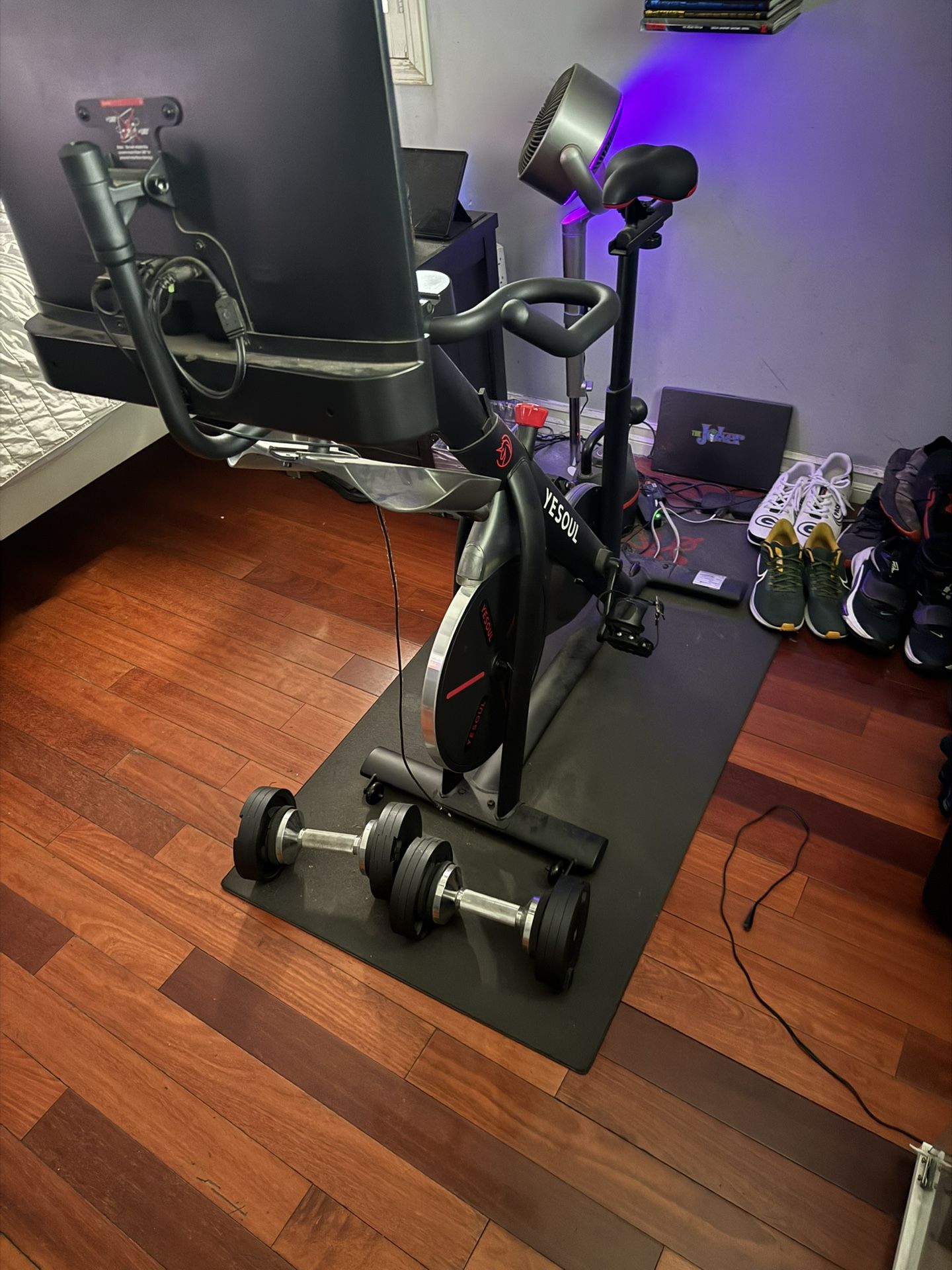 YESOUL Exercise Bike With Screen