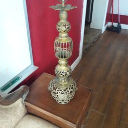 Old Lamp Solid Brass 2 Feet Tall