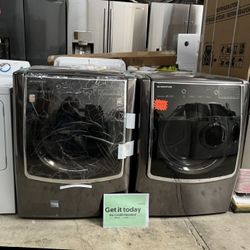 LG SIGNATURE FRONT LOAD WASHER 5.8 CUBIC FEET DRYER 9.0 CUBIC FEET SET 🔥 MEGA CAPACITY