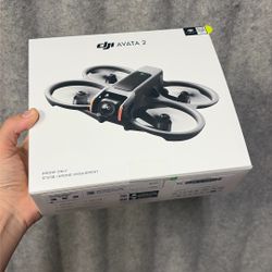 Brand new DJI Avata 2 drone only. Includes propellers. Does not include remote controller or battery