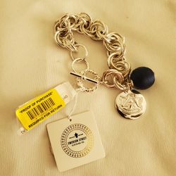 Bracelet with Auburn Charm