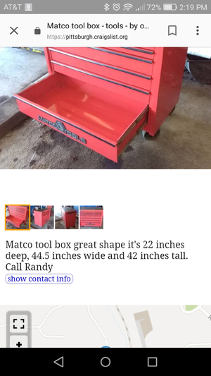Matco Tools Tool Box For Sale In Cheswick Pa Offerup