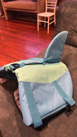 Dogcheer Harness-Style Dog Life Jacket Shark, Reflective American Flag Dog Life Vest for Swimming Boating, High Buoyancy Pet Swim Vest for Small Mediu