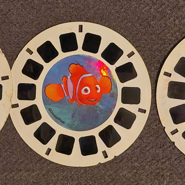 3 Pack Of Disney Pixar Finding Nemo ViewMaster Reels