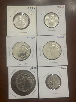 2026 US 250th Anniversary Coin Set – 6 Coins