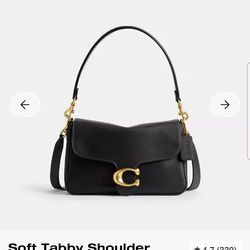 Soft tabby shoulder bag