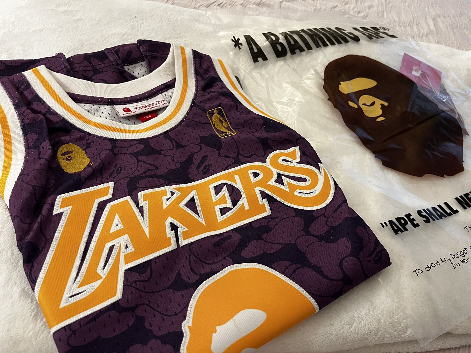 BAPE X LAKERS MITCHELL & NESS! for Sale in Tacoma, WA - OfferUp