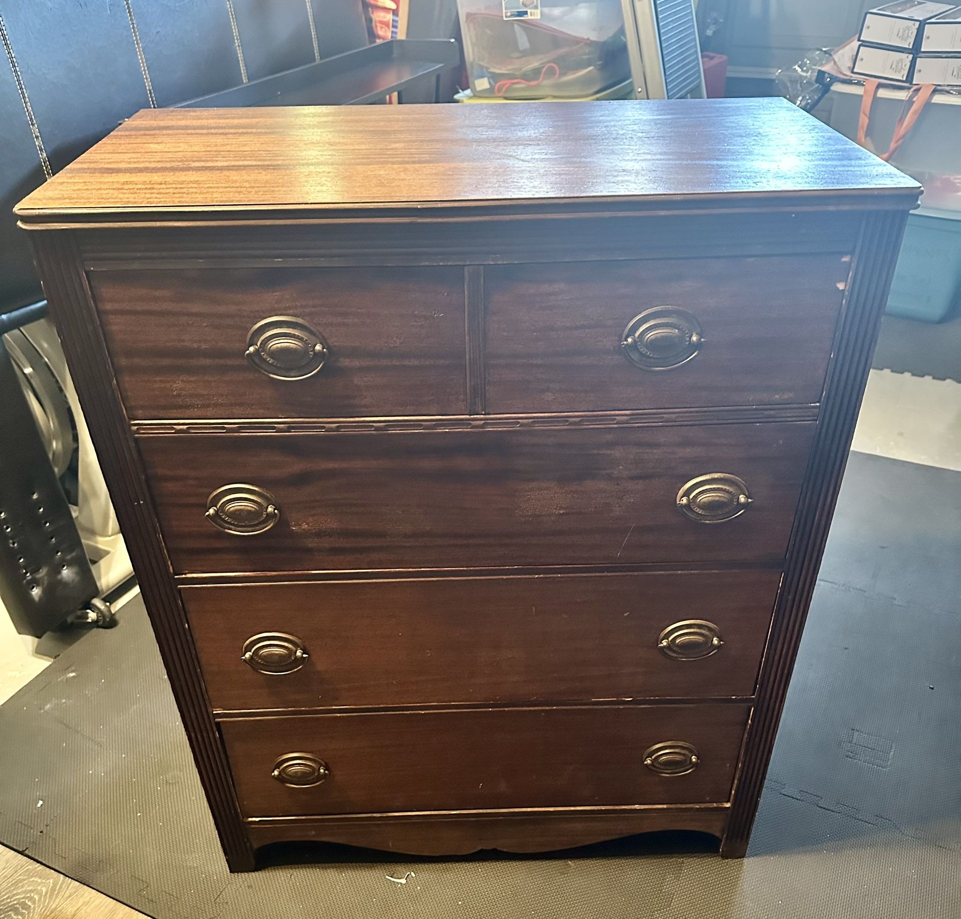 Antique All Wood Dresser