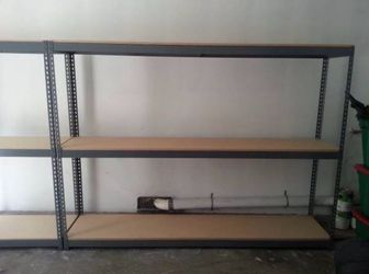 Industrial Shelving 96 in W x 18 in D New 3 Tier Boltless Warehouse Garage Storage Container Shed Rack Delivery Available