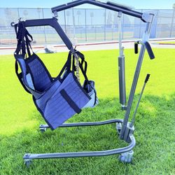 Hydraulic Patient Hoyer Lift 450 Weight Capacity 