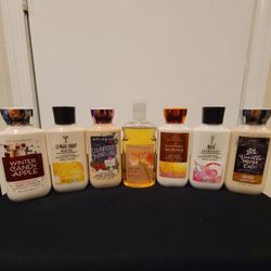 7 Bath & Bodyworks Body Lotions & Shower Gel 