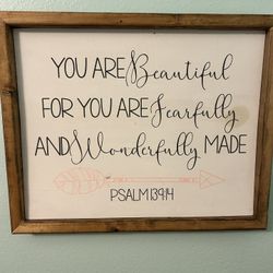 Wooden Decorative Wall Sign