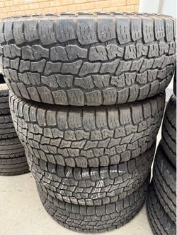 295/70r18 cooper tires en excelentes condiciones de vida las 4