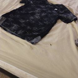 Boys Size L Russell Dri-power360 Short Sleeve Shirt 