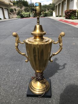 Classic Urn Brass lamp. Originally $1,000!!!