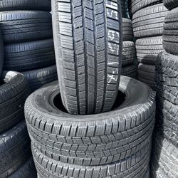 SET OF FOUR TIRES 245/65/17 Michelin