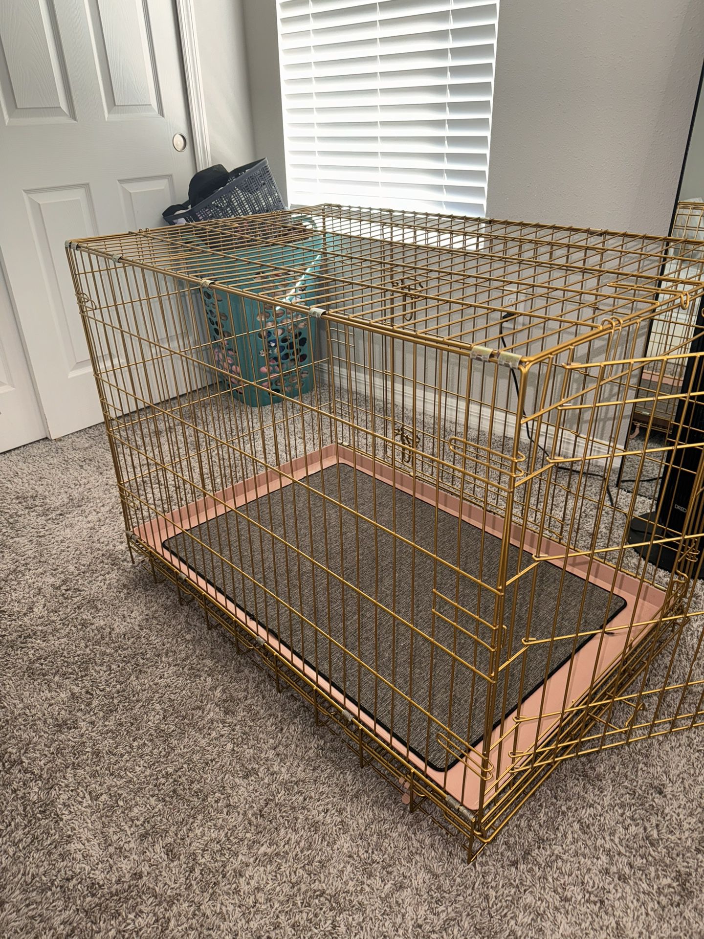 GOLD DOG CAGE!!!! 