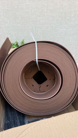 Brown Plastic Garden Landscape Edging Roll