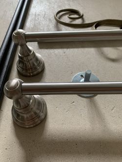 Towel bars. Curtain rods, finials