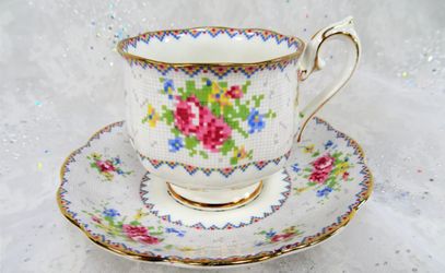 China Tea Cup Royal Albert Petit Point