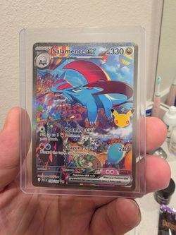 Salamence EX Pokémon Card 156/128 Holo