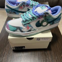 Nike SB Dunk Low Futura Laboratories Bleached Aqua