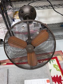 Harbor Breeze Marina Cove 21”Oscillating Wall-Mounted Fan – Perfect for Patios!