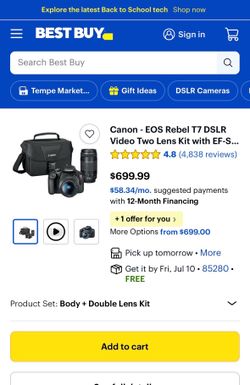 Canon EOS rebel T7