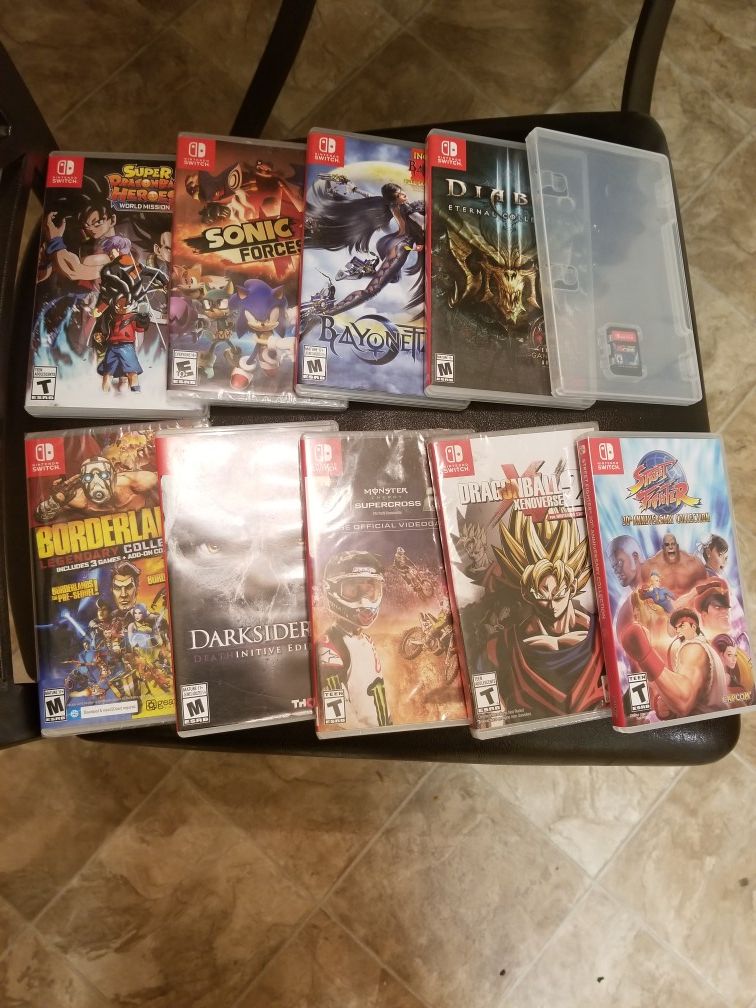 NINTENDO SWITCH GAMES (ANY GAME FOR $35)