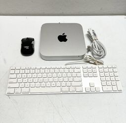 2014 Mac Mini Core i5-4278U 2.6GHz 8GB RAM - 500gb SSD A1347 Keyboard and Mouse
