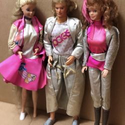 Vintage 1980’s-90’s Barbie Ken and Cindy and Friends Dolls