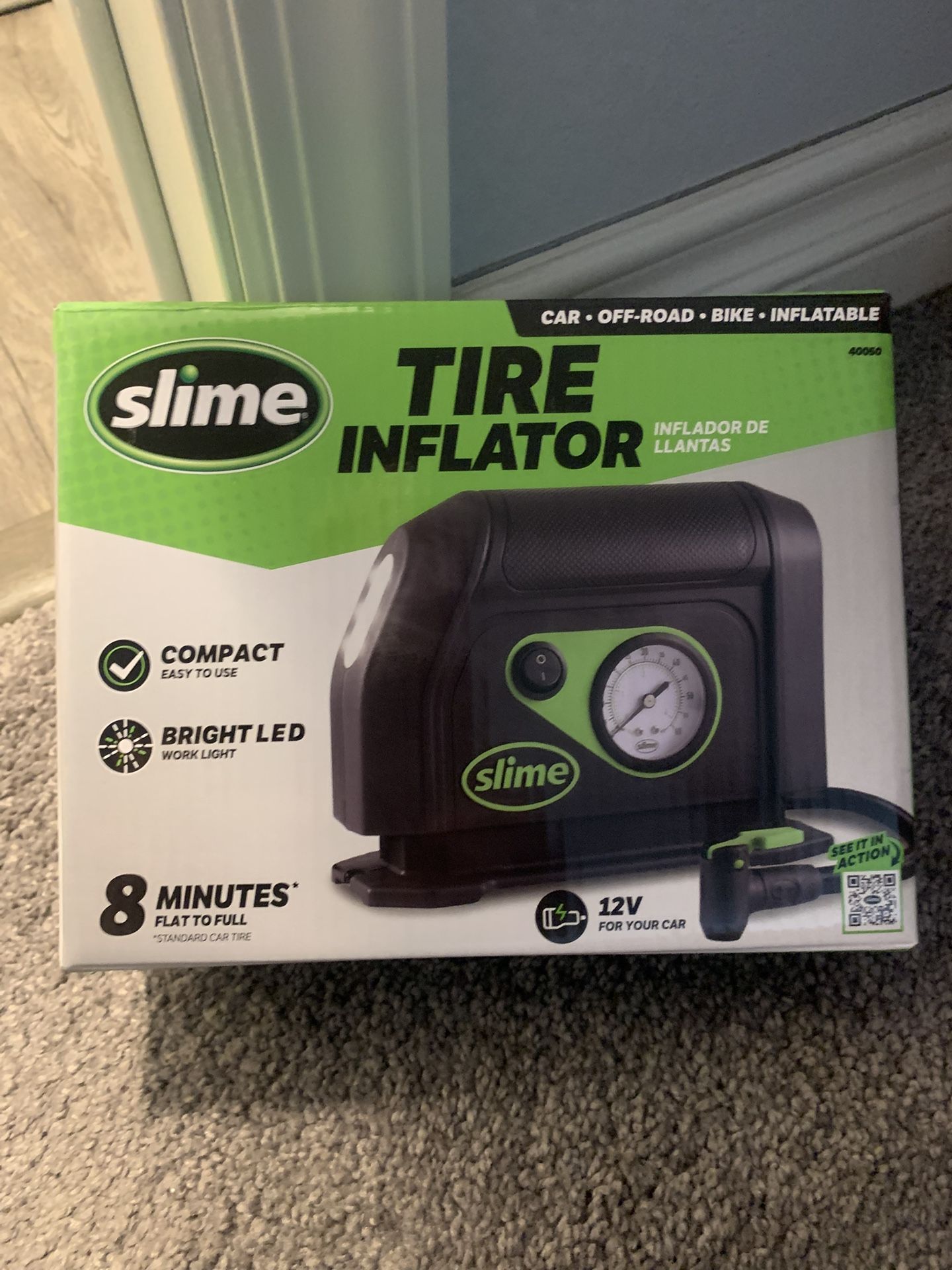 Slime 12-volt Tire Inflator