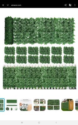 47.2x157.5 inch (51 sqft) artificial ivy privacy fence screen