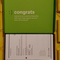 New inbox centurylink wireless modem high-speed internet connection